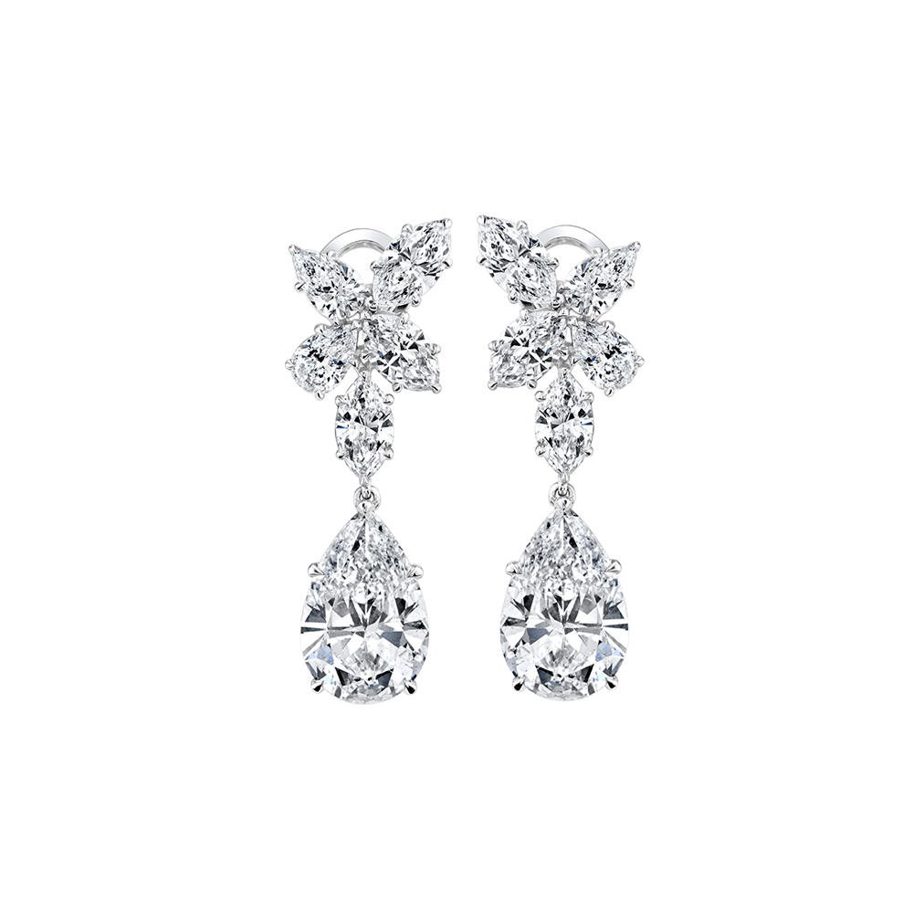 Pear Shape Diamond Earrings | Wixon Jewelers