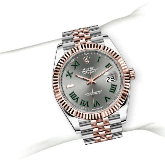 Rolex datejust hotsell steel rose gold