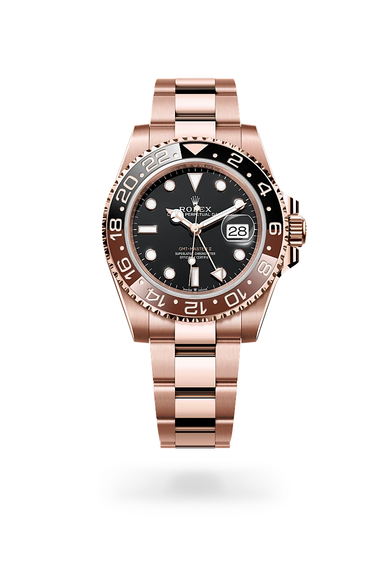 Rolex GMT-Master II in 18k Everose gold, M126715CHNR-0001 | Wixon Jewelers